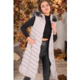 Dewberry Z6684 LADIES' VEST-PLAIN LIGHT GREY | Shoptok.si