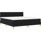  LED Box Spring Krevet s LED trakama Crna 180 x 200 cm tkanina | shoptok.hr