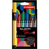 Stabilo fiber pen pero 68 MAX, etui za 6 ARTY, (21655310) Cene