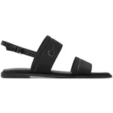 Calvin Klein Sandali Flat Sandal He HW0HW01990 Črna