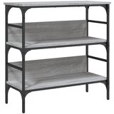 Maison Chic konzolna miza - miza ob steni siva sonoma 75x32x75 cm inženirski les, (21785796) Cene