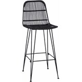 Barska stolica 2 pcs Crna 44 x 55 x 109 cm Ratan i Čelik | shoptok.hr