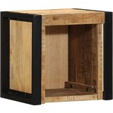vidaXL Nočna omarica 40x35x40 cm Masivni neobdelan les Mango Cene