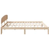  Krevetna konstrukcija Prirodna 180 x 200 cm Čvrsto borovo drvo | shoptok.hr