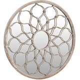  Vrtno ogledalo boja pijeska 40 x 3 cm željezno okruglo vanjsko | shoptok.hr