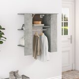 vidaXL Ormarić za hodnik boja betona 97,5x37x99 cm konstruirano drvo Cijene