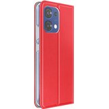 AVIZAR Torbica za Oppo A6 Pro Rebrasta tekstura s funkcijo stojala in imetnikom kartic, Rdeča, (5000274739) | Shoptok.si