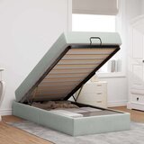 vidaXL Konstrukcija postelje Svetlo siva 90 x 200 cm Žamet | Shoptok.si