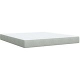 vidaXL Box spring postelja z vzmetnico svetlo siva 180x200 cm žamet | Shoptok.si