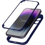 AVIZAR Ovitek iPhone 14 Pro, zadnji del iz pleksiglasa z Svetlomodra obroba, (20616839) Cene