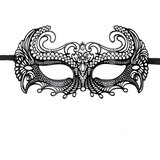 EasyToys - Fetish Collection metalna maska Venetian, crna | shoptok.hr