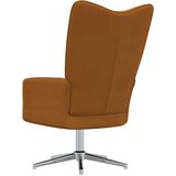  Stol za sproščanje rjav žamet, (20934738) | Shoptok.si