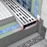 Tece 600910 Drainline Basic 90 cm rešetka za tuš kanaleto iz nerjavnega jekla | Shoptok.si