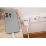 Swissten punjač GaN 20 W, 1x USB-C + 1x USB-A, bijeli Slike