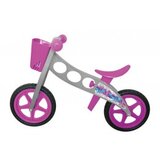 Bicikl za decu bez pedala Bonin n'ride cubix pink i siva