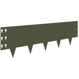  Ograda oko Travnjaka 10 kom. 100 x 30 cm Čelik Maslinastozelena - Maslinastozelena 10 30 cm | shoptok.hr