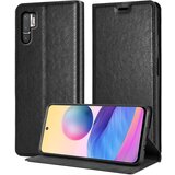 Cadorabo Ohišje, združljivo z Xiaomi RedMi NOTE 10 PRO v nočna črna - Zaščitni ovitek z magnetnim zapiranjem, stoječo funkcijo in režo za kartice, (20694357) | Shoptok.si