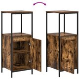  Set namještaja za kupaonicu od 3 dijela dimljenog hrasta od konstruiiranog drva | shoptok.hr