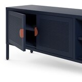 Marckeric Tamno plava metalna TV komoda 160x50x35 cm Sayla – | shoptok.hr