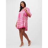 Vero Moda Curve Tunika 'DICTHE' magenta / bela | Shoptok.si