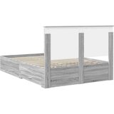  Konstrukcija postelje Siva Sonoma 140 x 200 cm Konstruiran les, (5000104377) | Shoptok.si