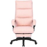 CARRYHOME DIREKTORSKI STOL kovina, umetna masa, tekstil roza | Shoptok.si