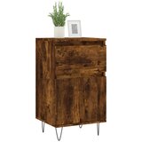  Komode 2 kom dimljena boja hrasta 40x35x70 cm konstruirano drvo | shoptok.hr