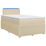  Boxspring krevet s madracem Krem 120 x 190 cm Tkanina - Krem 120 x 190 cm Dizajn linija | shoptok.hr