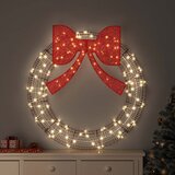  Vijenac s 150 LED svjetlima Topla bijela 121 x 121 x 10 cm PET | shoptok.hr