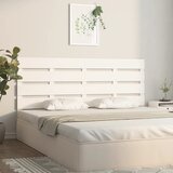  Uzglavlje bijelo 200 x 3 x 80 cm od masivne borovine | Eponuda.com