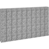 vidaXL Gabionske gredice 4 kom 30 x 30 x 50/100/150/200 cm željezne Cijene