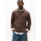 Tommy Jeans Pulover 'ESSENTIAL' rjava | Shoptok.si