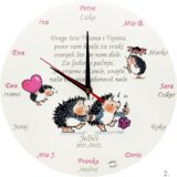  Personalizirani zidni satovi – Unikatni dar zahvalnosti za učiteljice i tete u vrtiću - 2. -1798 | shoptok.hr
