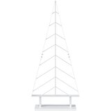  Metalno božićno drvce sa stalkom KUOPIO 125 cm Čelik Bijela - Bijela 125 cm | shoptok.hr