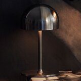 Sirius Temno siva LED namizna svetilka z daljinskim upravljalnikom s kovinskim senčilom (višina 22 cm) Tim – | Shoptok.si