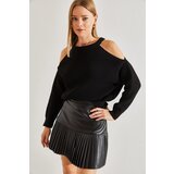Bianco Lucci Women's Open-Shoulder Knitwear Sweater | shoptok.hr
