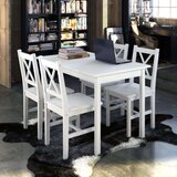  Jedilna garnitura 5-delna bela | Shoptok.si