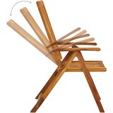  Vrtni stoli 2 kosa z blazinami trden akacijev les | Shoptok.si