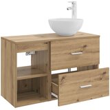  Set namještaja za kupaonicu 2 kom. Hrast artisan | shoptok.hr