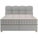 Premium Living Postelja Boxspring Bianco, Rjavosiva, 180x200 | Shoptok.si