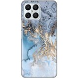 Telempire silikonska maska za telefon honor X8 blue gold marble plava