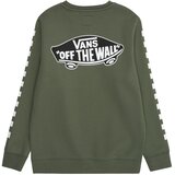 Vans Majica 'EXPOSITION CHECK II' oliva / črna / bela | Shoptok.si