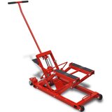 vidaXL Rdeča Hidravlična Dvigalka za Motorna Kolesa/Terenska Vozila 680 kg Cene
