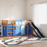  The living store pograd s toboganom in zavesami moder 90x200 cm - pograd, (21489934) Cene