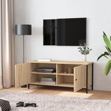 TV ormarić s vratima boja hrasta 102x35x45 cm konstruirano drvo | Eponuda.com