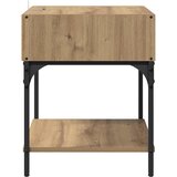  Noćni ormarić 2 pcs Umjetnički hrast 40 x 40 x 50 cm | shoptok.hr