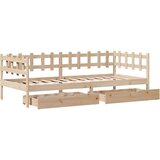  Dnevni krevet s ladicama bez madraca 90 x 190 cm masivno drvo | shoptok.hr