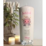  Krstne sveče - široke z angelčkom in pentljo KRSV 03-001 | Shoptok.si
