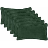  Presvlaka za jastuk 6 pcs HOUTEN Tamnozelena 40 x 80 cm Bouclé | shoptok.hr