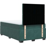 Box spring krevet s madracem tamnozeleni 120x200 cm baršunasti | shoptok.hr
